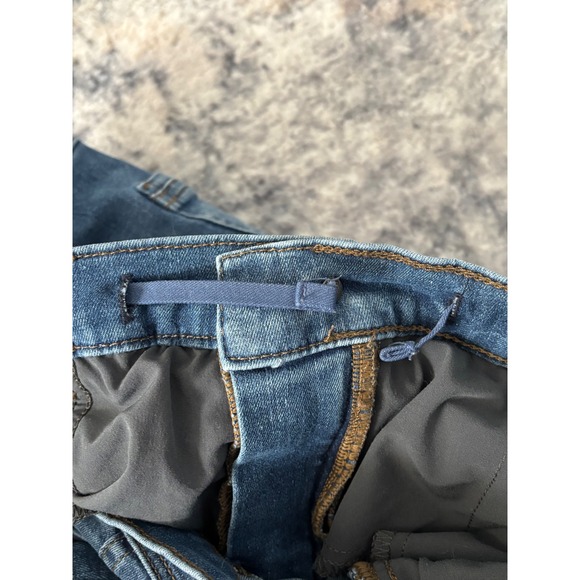 Kuhl Jeans Womens 16 Short Blue Kontour Flex Denim Skinny Leg Outdoors‎ Hiking - Picture 12 of 15